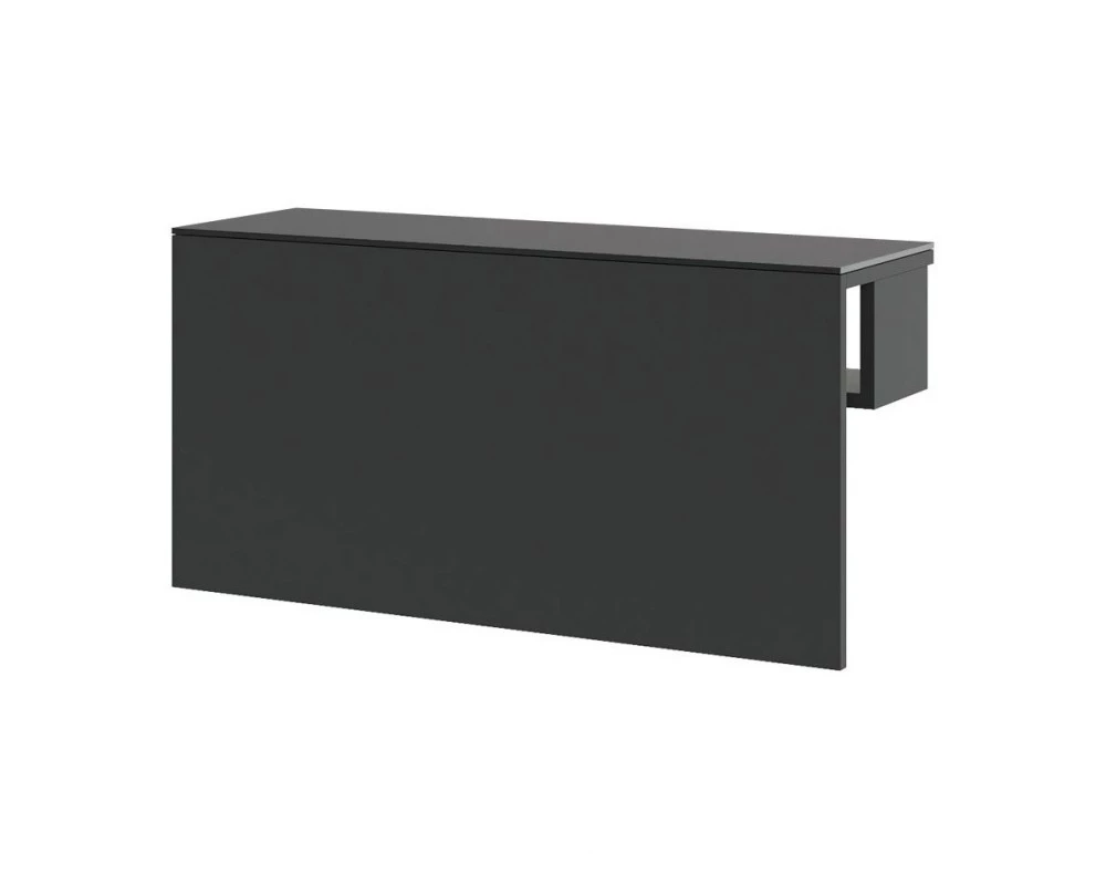 Полка навесная короткая 92x30x45 Fasta Графит