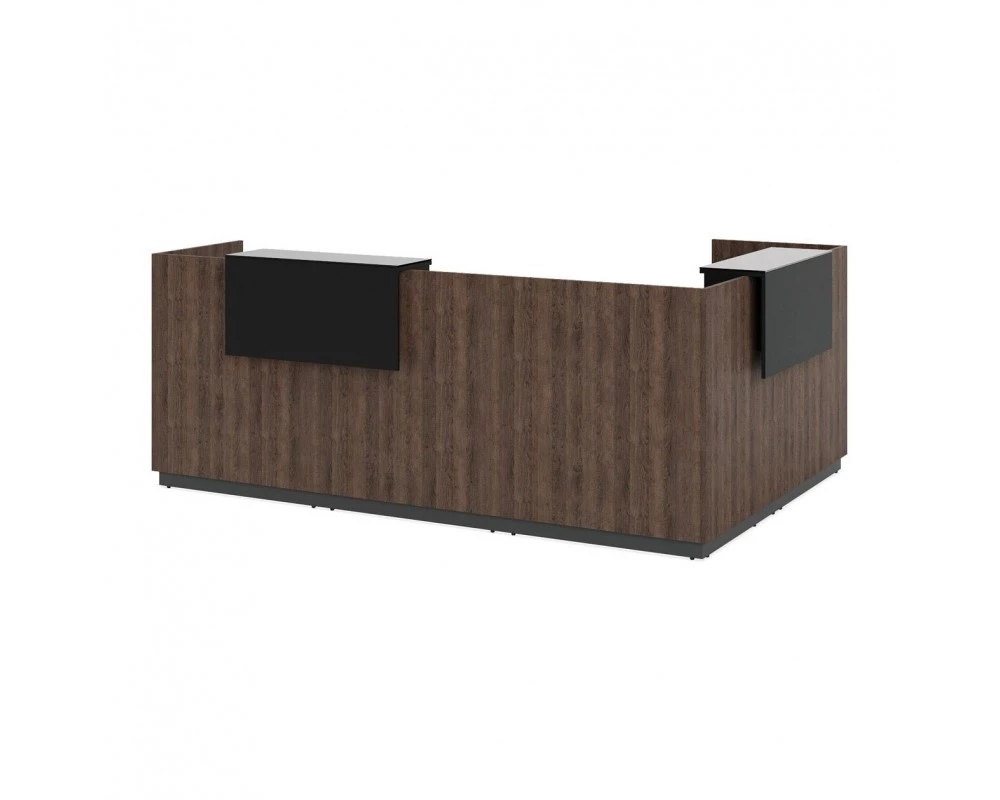 Приемная стойка угловая 281х189х113 Fasta Табак/Графит