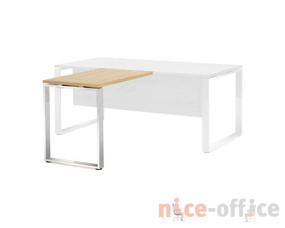 Приставка 100x60x76 Exe Дуб светлый/Хром