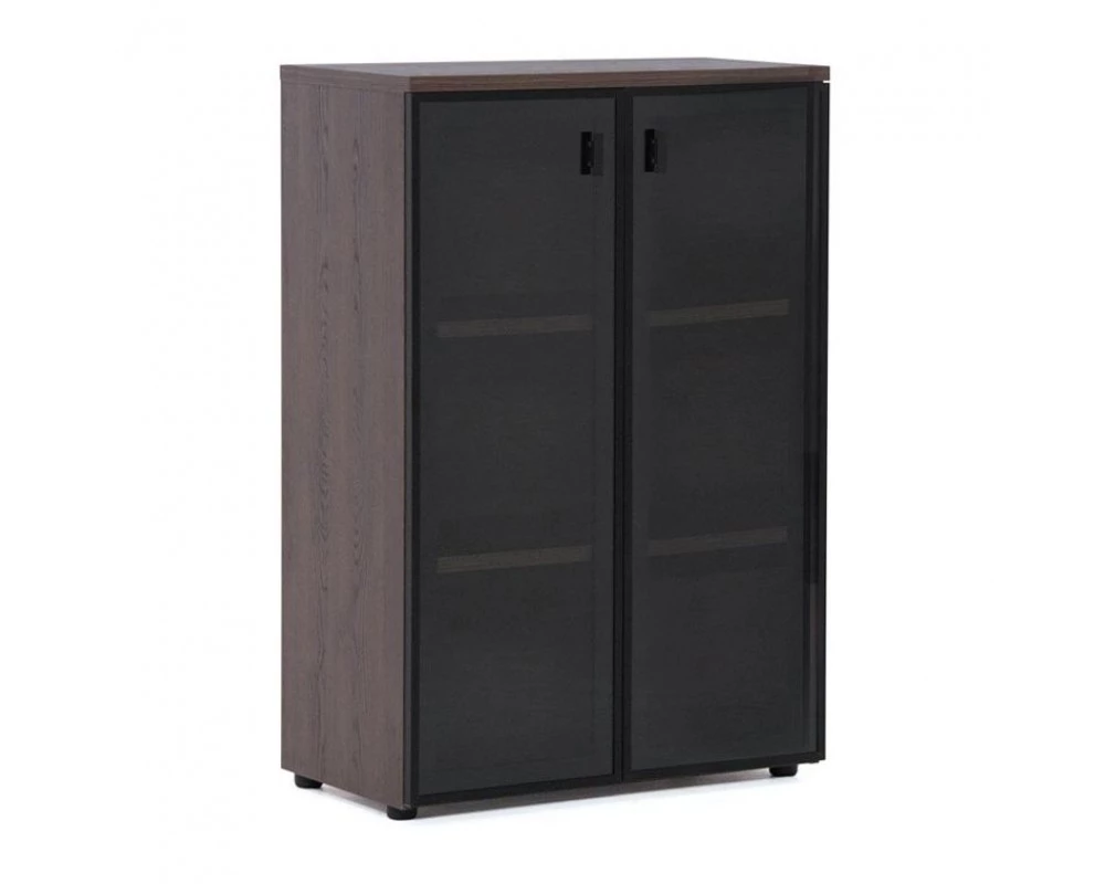 Шкаф H.121 стекл. двери 80x44x121 Lava/Terra Табак