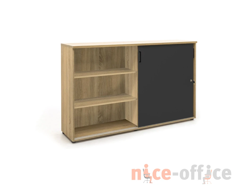 Шкаф-купе 145x40x112 Flex Гикори/Графит