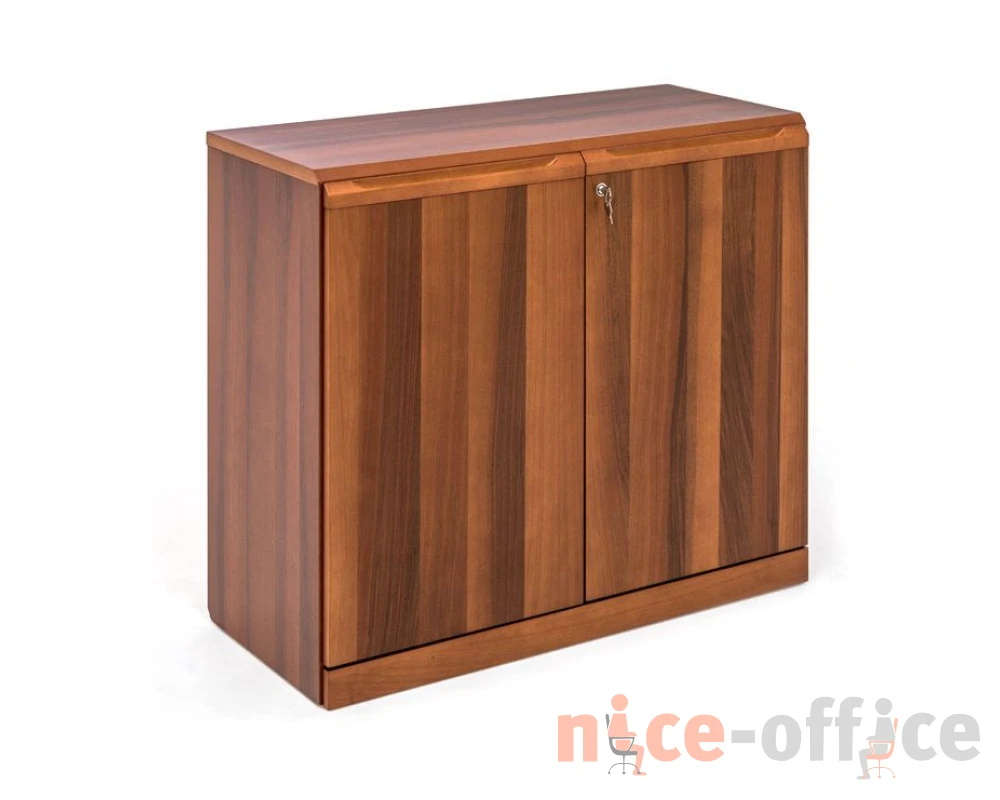 Шкаф низкий 2 дв. 102x45x87 Eur/Quaranta Орех