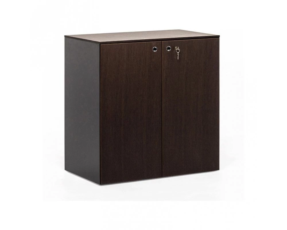 Шкаф низкий 2 дв. 80x47x82 Multipliceo Дуб темный