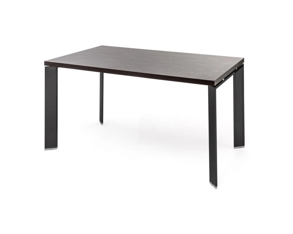 Стол L160 160x90x77 Fermo Венге/Черный