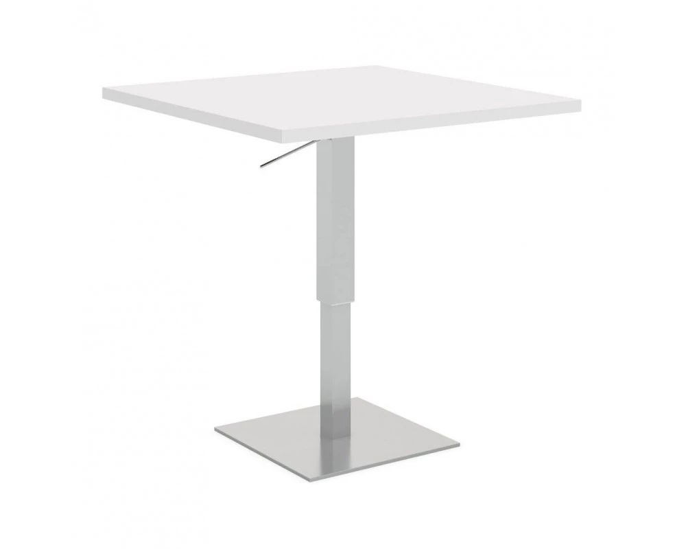 Стол Sit-to-Stand 75x75x111 Fasta Белый