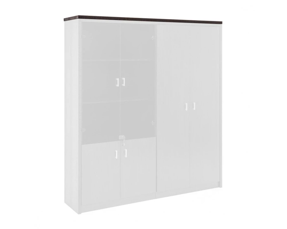 Топ для шкафа 160см 165,8x42x2,7 Positano/Sirius Темно-коричневый