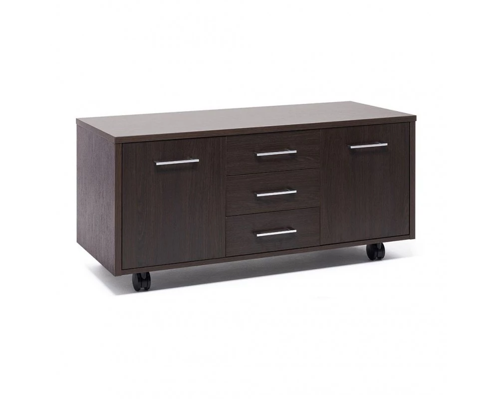 Тумба-приставка подкатная 123x53x61,7 Positano/Sirius Венге