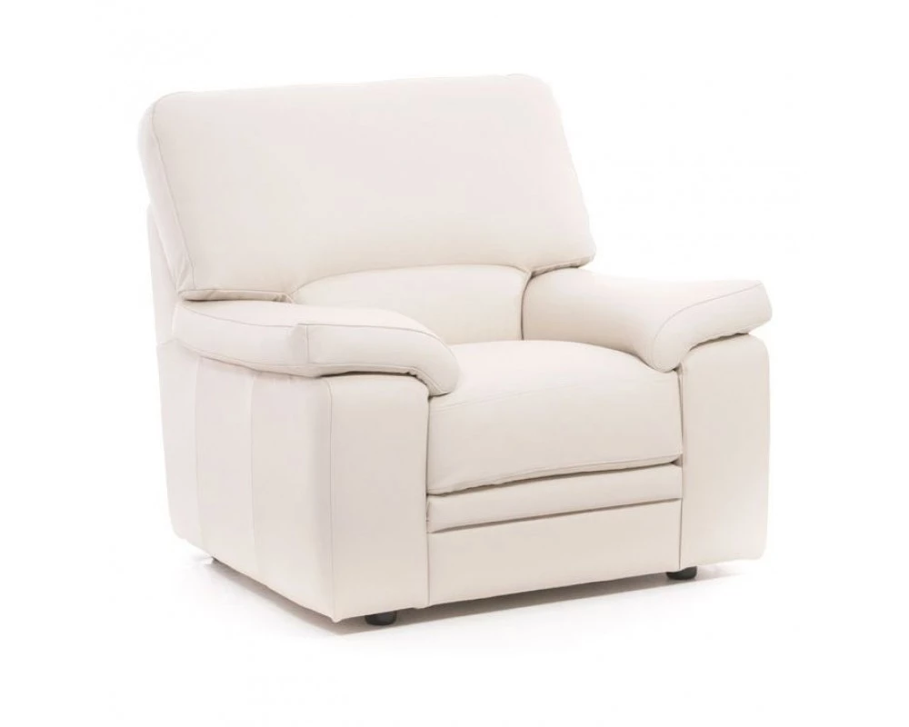 Кресло Ella Натуральная кожа, Бежевый