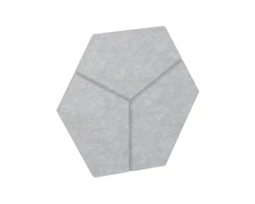 Настенная панель шестигранная (3 луча) VE.NP-6G3L-100 200x173x12 AcustiX images