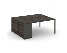Рабочая станция с опорным шкафом-купе CN.DRS-233 W 1400x1480x750 Concept images