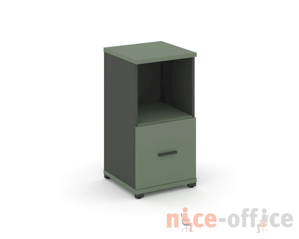 Шкаф 1 узкая секция, 2 ниши CN.STU-211 A 420x420x818 Концепт / Concept