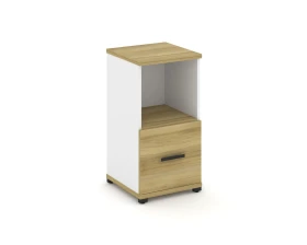 Шкаф 1 узкая секция, 2 ниши CN.STU-211 B 420x420x818 Концепт / Concept images