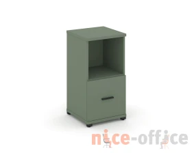 Шкаф 1 узкая секция, 2 ниши CN.STU-211 B 420x420x818 Концепт / Concept images