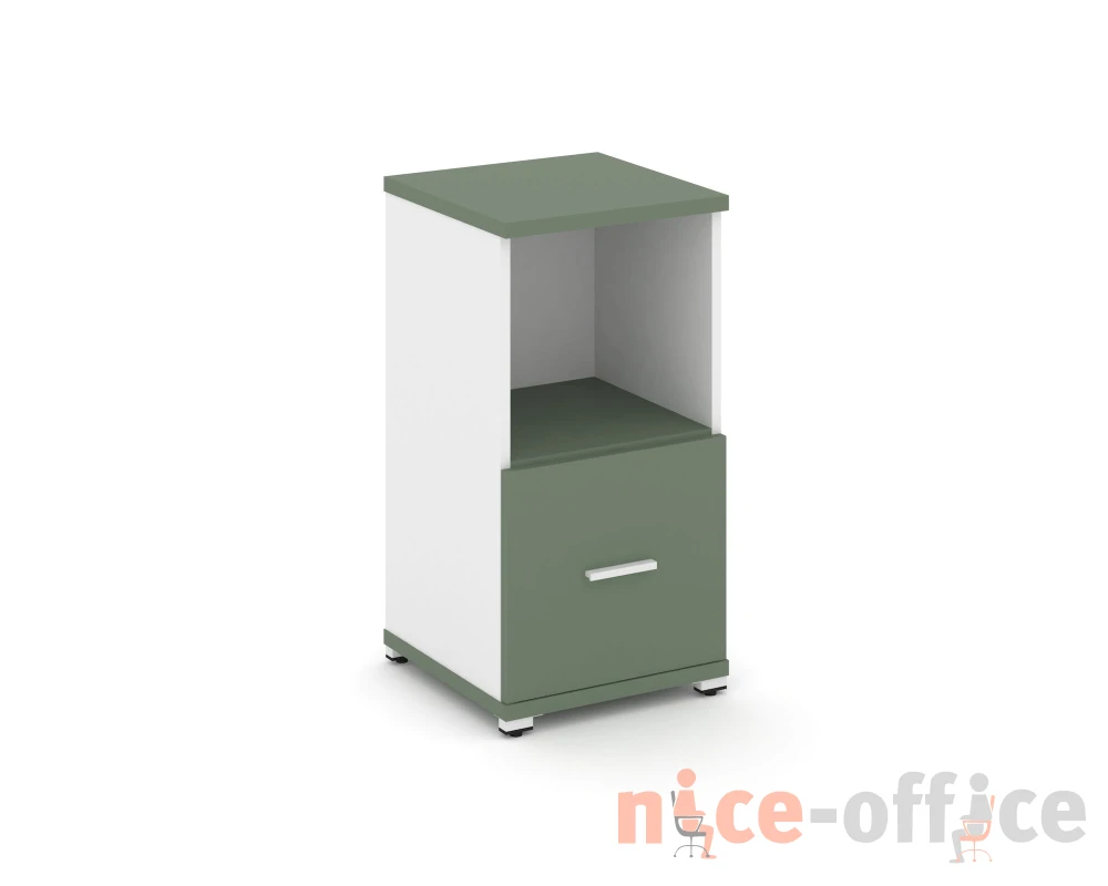Шкаф 1 узкая секция, 2 ниши CN.STU-211 W 420x420x818 Концепт / Concept