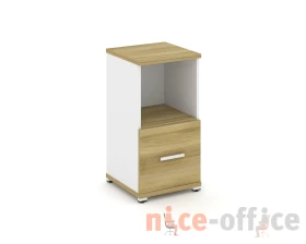 Шкаф 1 узкая секция, 2 ниши CN.STU-211 W 420x420x818 Концепт / Concept images