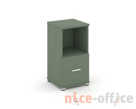 Шкаф 1 узкая секция, 2 ниши CN.STU-211 W 420x420x818 Концепт / Concept images