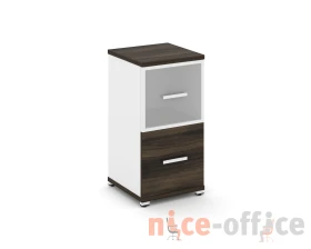 Шкаф 1 узкая секция, 2 ниши CN.STU-212 RMW W 420x420x818 Концепт / Concept images