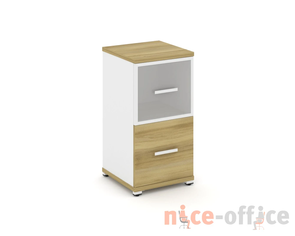Шкаф 1 узкая секция, 2 ниши CN.STU-212 RMW W 420x420x818 Концепт / Concept