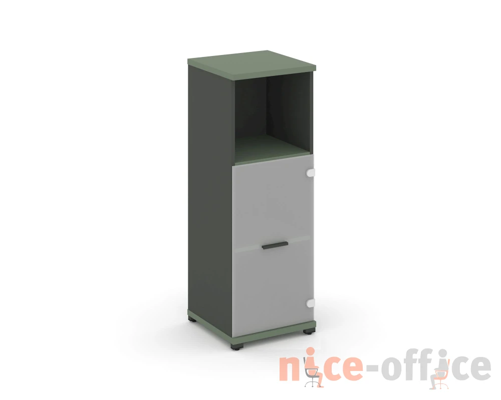 Шкаф 1 узкая секция, 3 ниши CN.STU.E-313 SM A 420x420x1186 Концепт / Concept