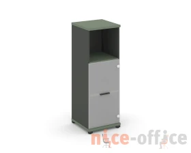 Шкаф 1 узкая секция, 3 ниши CN.STU.E-313 SM A 420x420x1186 Концепт / Concept images