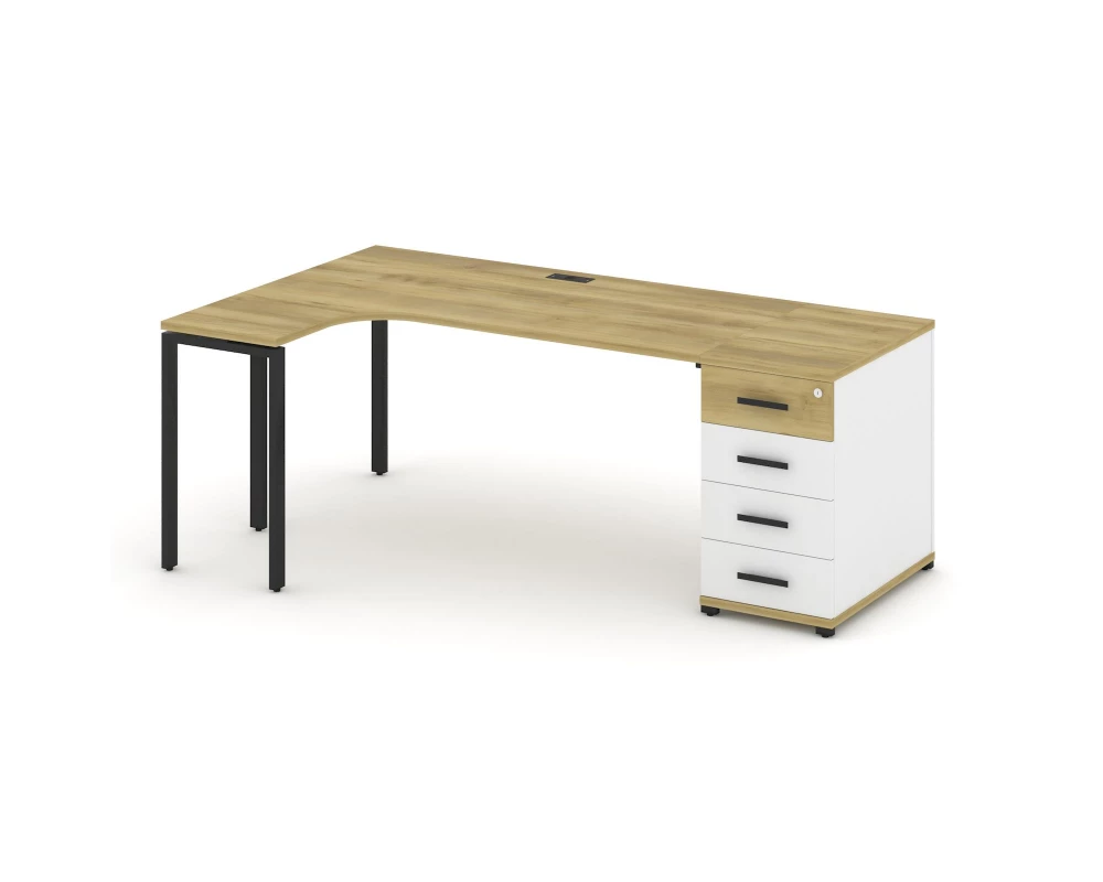 Стол эргономичный CN.SA-402(L) B 2000x1180x750 Concept