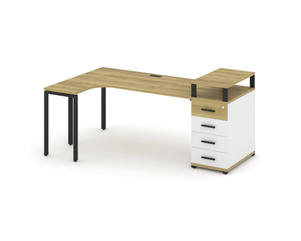 Стол эргономичный CN.SA-406(L) B 2000x1180x917 Concept