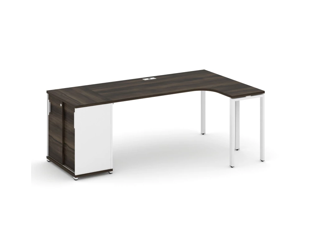 Стол эргономичный с опорным шкафом-купе CN.SA-218(R) W 2000x1180x750 Concept