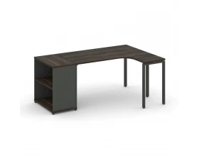 Стол эргономичный с опорным стеллажом CN.SA-202(R) 2000x1180x750 Concept images