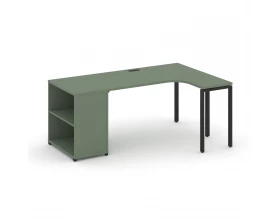 Стол эргономичный с опорным стеллажом CN.SA-202(R) 2000x1180x750 Concept images