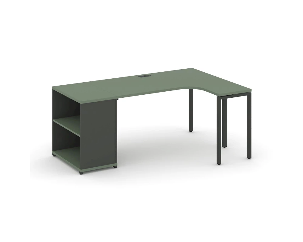 Стол эргономичный с опорным стеллажом CN.SA-202(R) 2000x1180x750 Concept