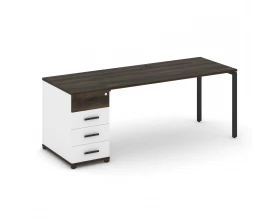 Стол рабочий с 1 опорной тумбой CN.SP-404 W 2000x720x750 Concept images