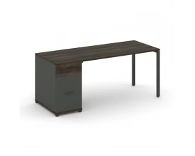 Стол рабочий с 1 опорной тумбой CN.SP-405 W 1400x720x750 Concept images