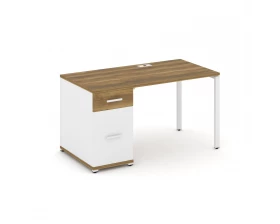 Стол рабочий с 1 опорной тумбой CN.SP-405 W 1400x720x750 Concept images