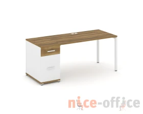 Стол рабочий с 1 опорной тумбой CN.SP-407 W 1800x720x750 Концепт / Concept images