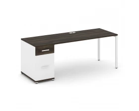 Стол рабочий с 1 опорной тумбой CN.SP-408 W 2000x720x750 Concept images