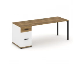 Стол рабочий с 1 опорной тумбой CN.SP-408 W 2000x720x750 Concept images