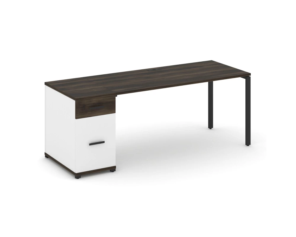 Стол рабочий с 1 опорной тумбой CN.SP-408 W 2000x720x750 Concept