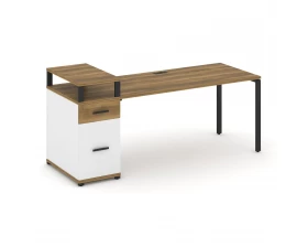 Стол рабочий с 1 опорной тумбой CN.SP-416 W 2000x720x917 Concept images