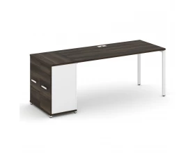 Стол рабочий с опорным распаш. шкафом CN.SP-220 W 2000x720x750 Concept images
