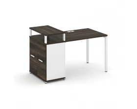 Стол рабочий с опорным распаш. шкафом с верх. горизонтом CN.SP-221 W 1400x720x917 Concept images