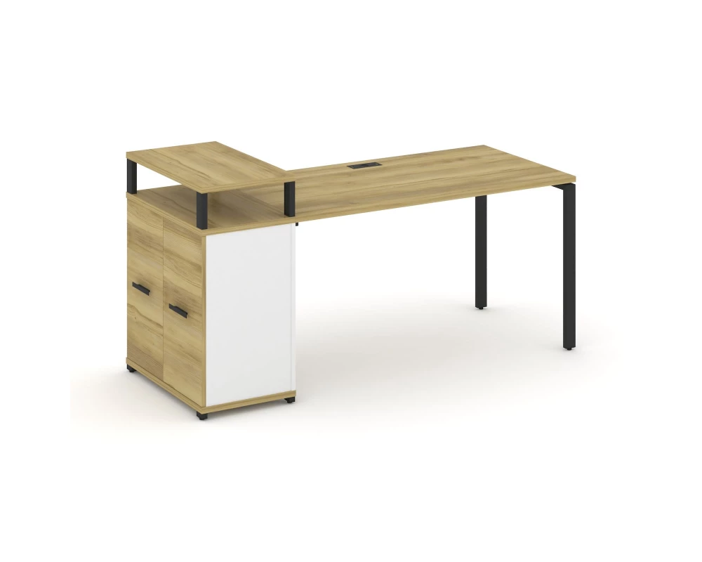 Стол рабочий с опорным распаш. шкафом с верх. горизонтом CN.SP-223 W 1800x720x917 Concept