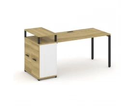 Стол рабочий с опорным распаш. шкафом с верх. горизонтом CN.SP-223 W 1800x720x917 Concept images