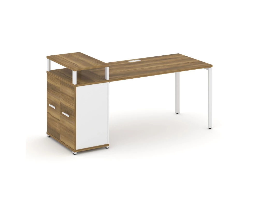 Стол рабочий с опорным распаш. шкафом с верх. горизонтом CN.SP-223 W 1800x720x917 Concept