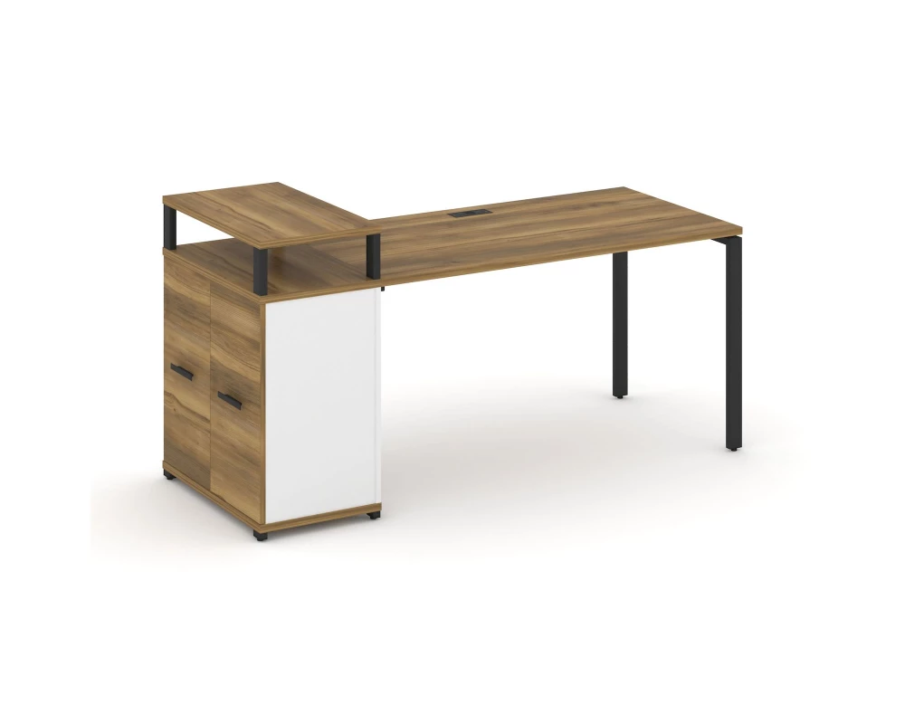 Стол рабочий с опорным распаш. шкафом с верх. горизонтом CN.SP-223 W 1800x720x917 Concept