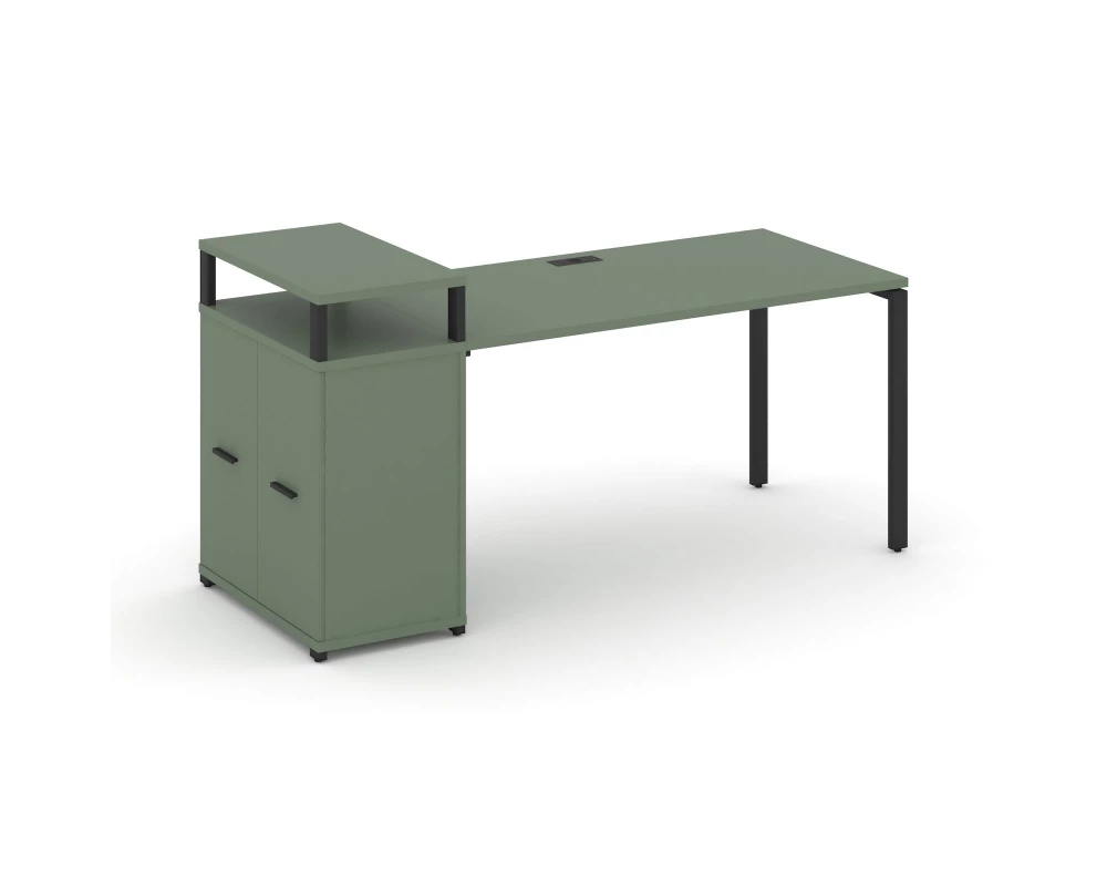 Стол рабочий с опорным распаш. шкафом с верх. горизонтом CN.SP-224 B 2000x720x917 Concept