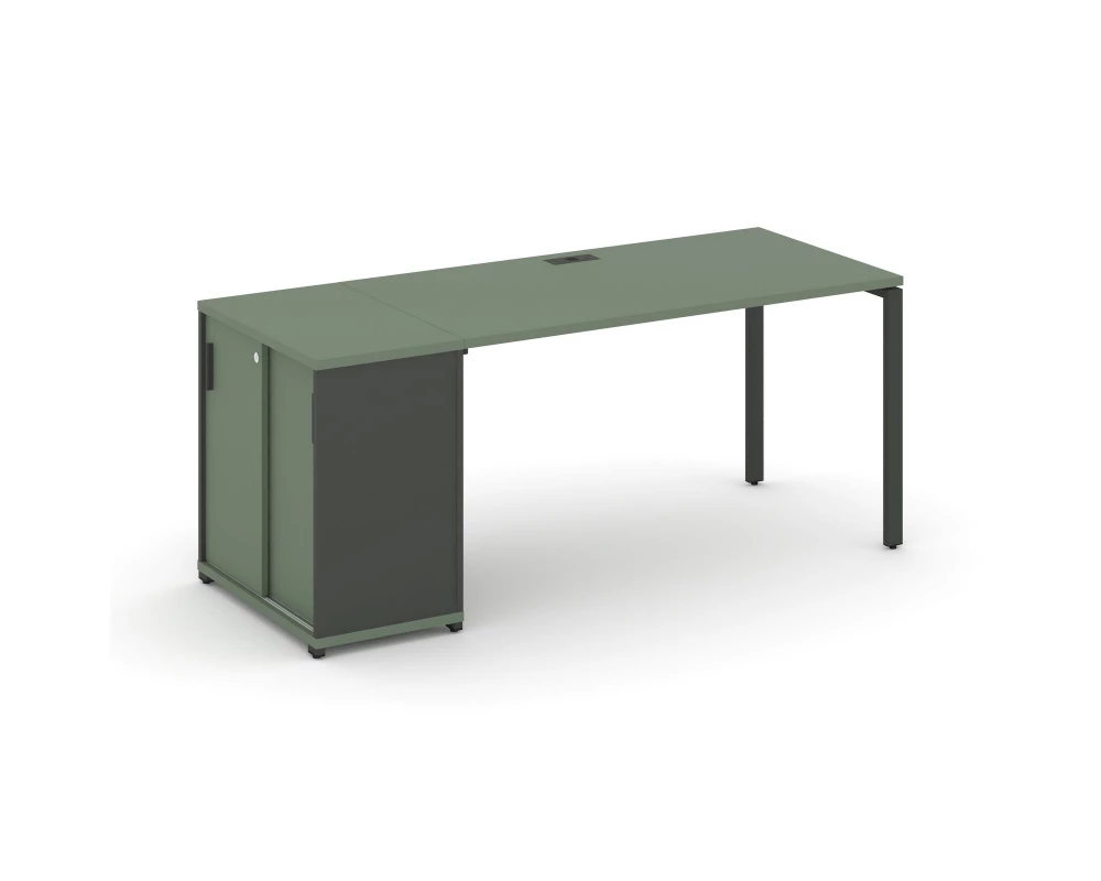 Стол рабочий с опорным шкафом-купе CN.SP-236 A 2000x720x750 Concept