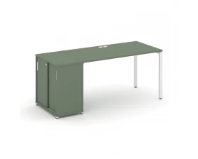 Стол рабочий с опорным шкафом-купе CN.SP-236 W 2000x720x750 Concept images