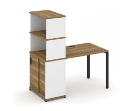 Стол рабочий с опорным шкафом-купе с надставкой выс. CN.SP-241 B 1400x720x1530 Concept images