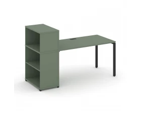 Стол рабочий с опорным стеллажом с надставкой низ. CN.SP-209 1400x720x1140 Concept images