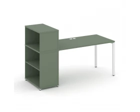 Стол рабочий с опорным стеллажом с надставкой низ. CN.SP-210 1600x720x1140 Concept images